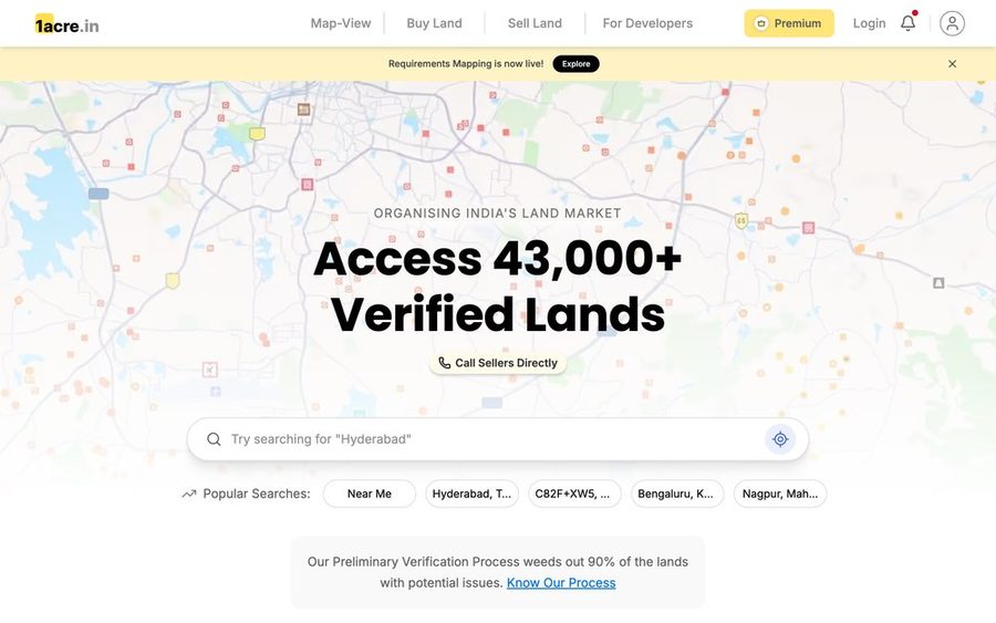 The 1acre land platform